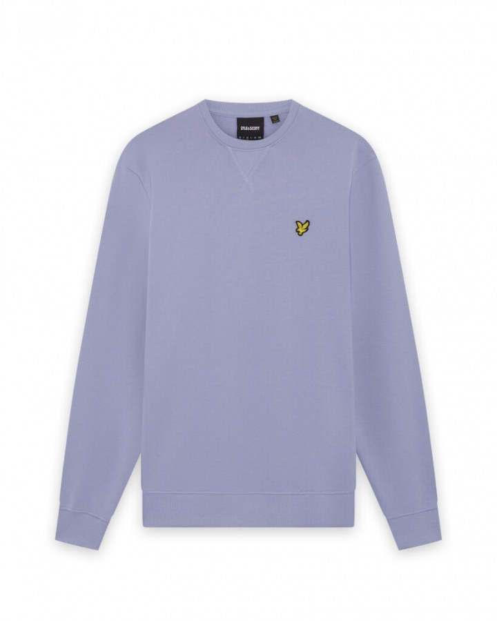 Afbeelding van ML424VOG Crew Neck Bubble Blue Y128  - Heren Sweater  - Lyle & Scott